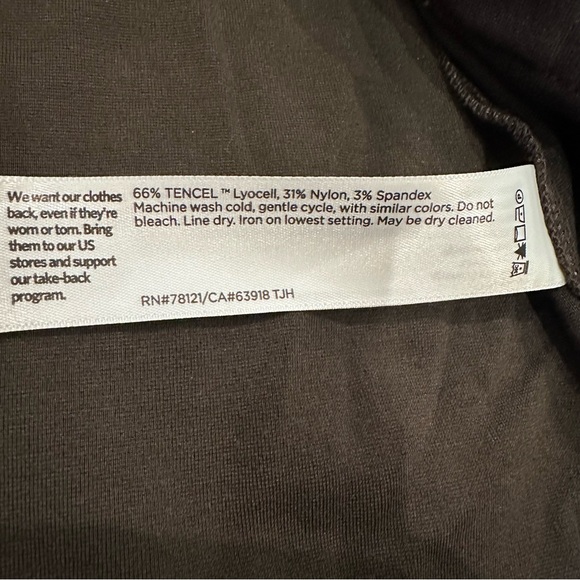 Eileen Fisher Dark Olive Notched Lapel Ponte Open Front Sustainable Blazer XS - Picture 8 of 8